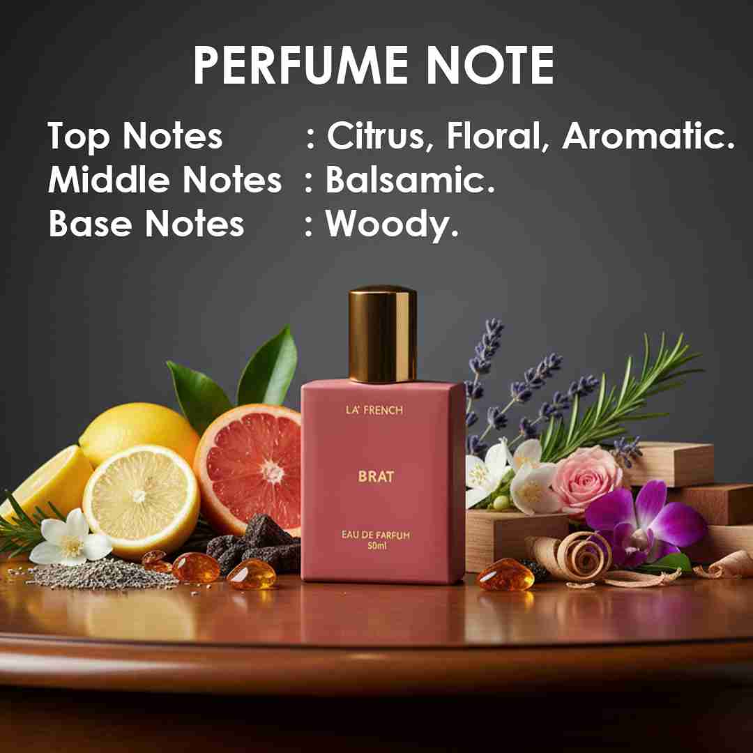 La French Brat & Alpha Women Luxury Unisex Perfume Gift Set 50ml X 2 Pcs