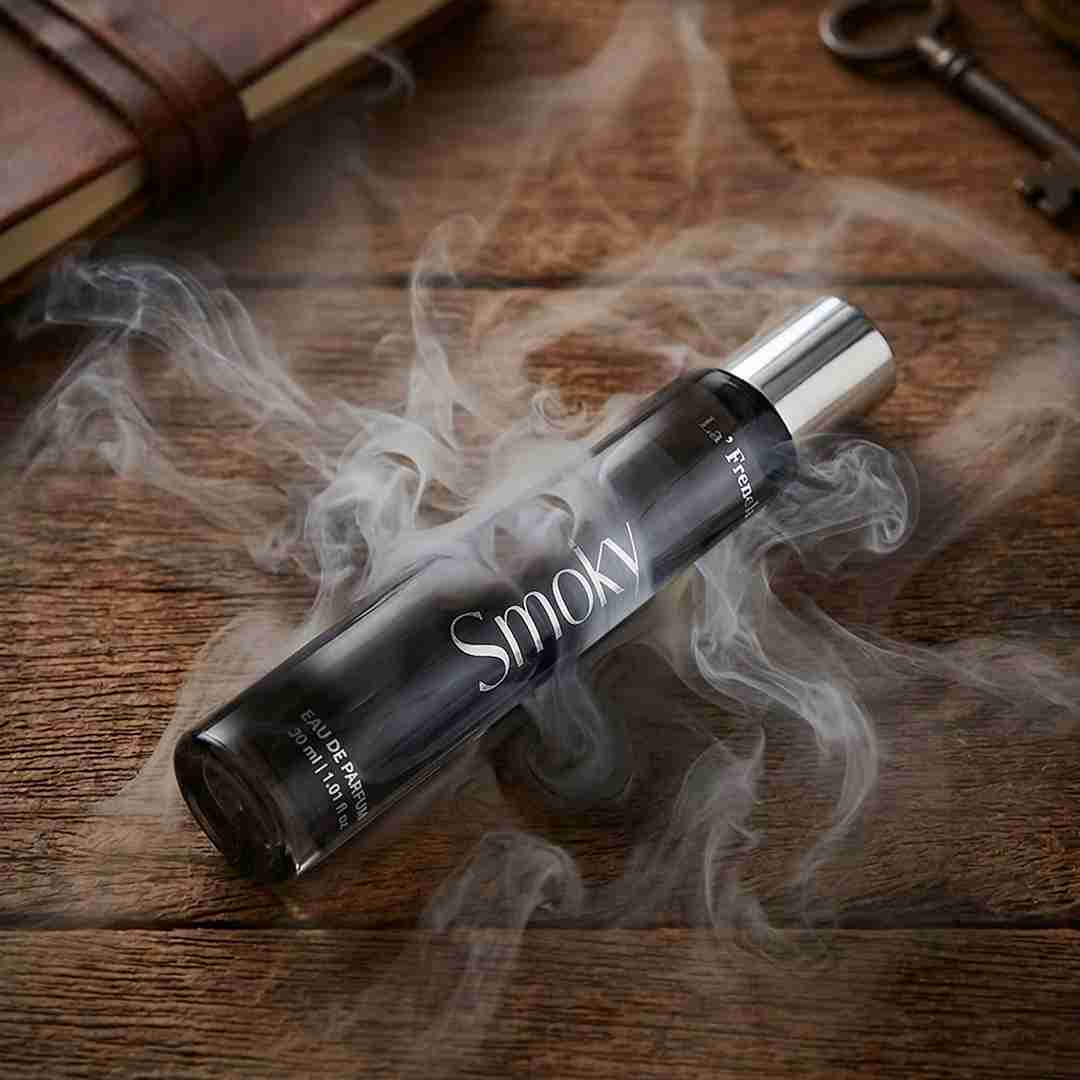 La French Smoky Perfume 30ml | Long Lasting Smoky Woody Spicy Fragrance for Men  Dark & Intense Signature Scent