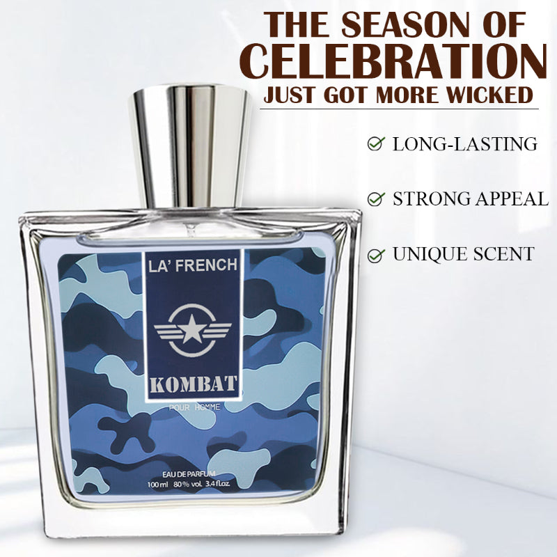 Kombat Perfume for Men 100ml | Long-Lasting Strong Woody Spicy Fragrance | Premium Eau De Parfum for Men | Bold & Powerful Scent