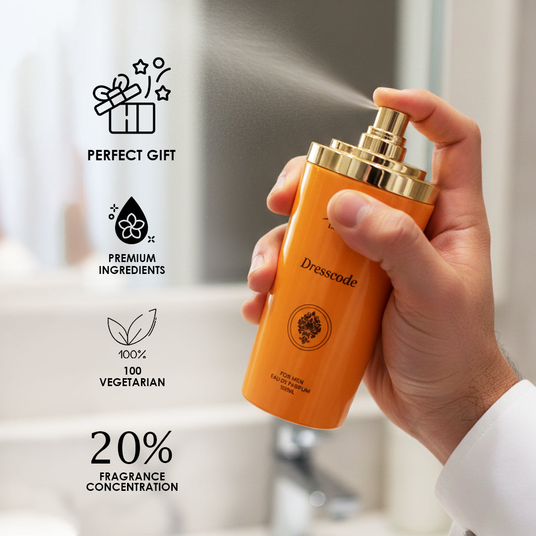 La French Dresscode Perfume for Men 100ml | Premium Long Lasting Perfume for Men | Luxury Strong & Bold Fragrance | Elegant Masculine Scent for Party, Office & Special Occasions