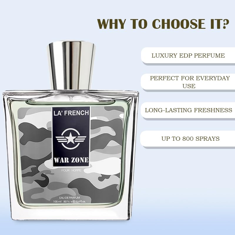 War Zone Perfume  For Men - 100ml