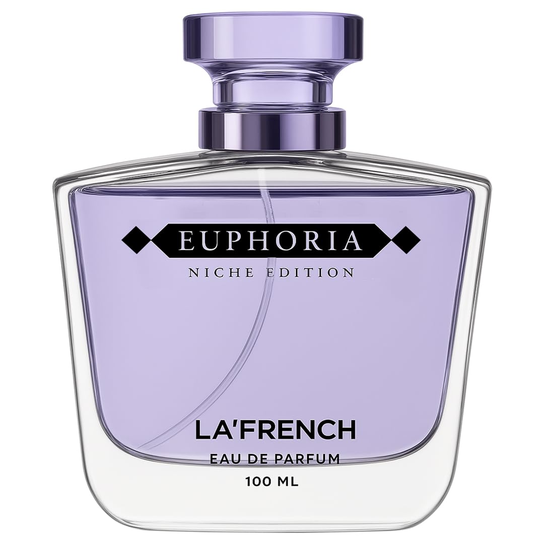 La French Euphoria Perfume for Men & Women 100ml | Long Lasting Sweet Floral Fruity Fragrance | Premium Unisex Eau De Parfum | Energetic & Addictive Scent