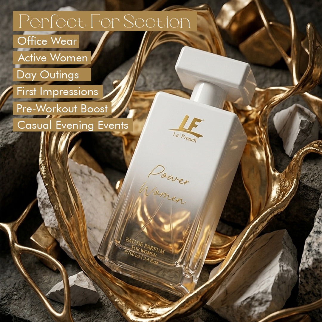 La French Power Women Perfume 100ml – Long Lasting Eau De Parfum | Vanilla Sweet Bold Luxury Fragrance for Women