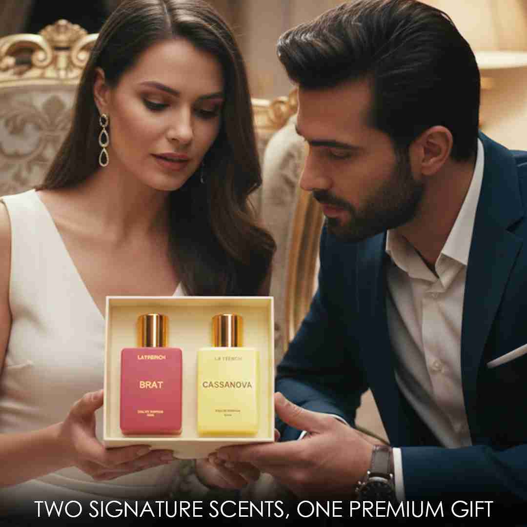 La French Brat & Cassanova Premium Unisex Perfume Gift Set Combo 50ml