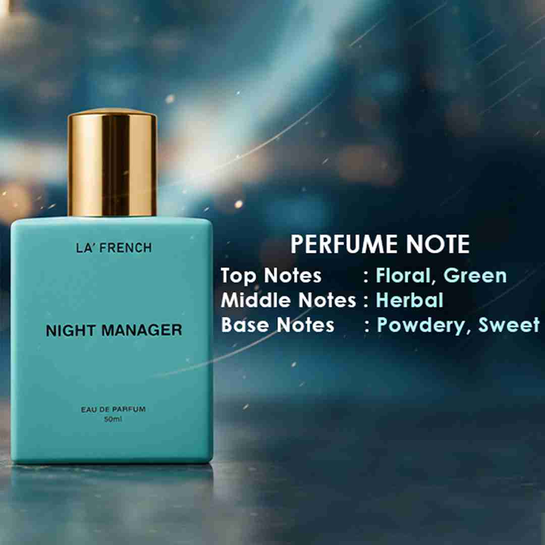 La French Influencer & Night Manager Luxury Unisex Perfume Gift Set 50ml X 2 Pcs