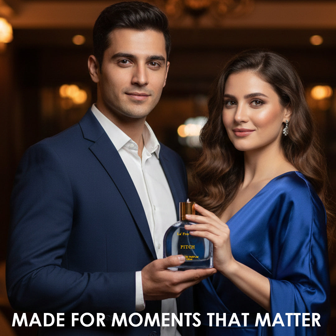 La French Pitch Unisex Perfume 100ml | Long-Lasting Premium Fragrance with Clary Sage, Lemon & Amber Notes | Refreshing, Elegant Scent for Office & Party
