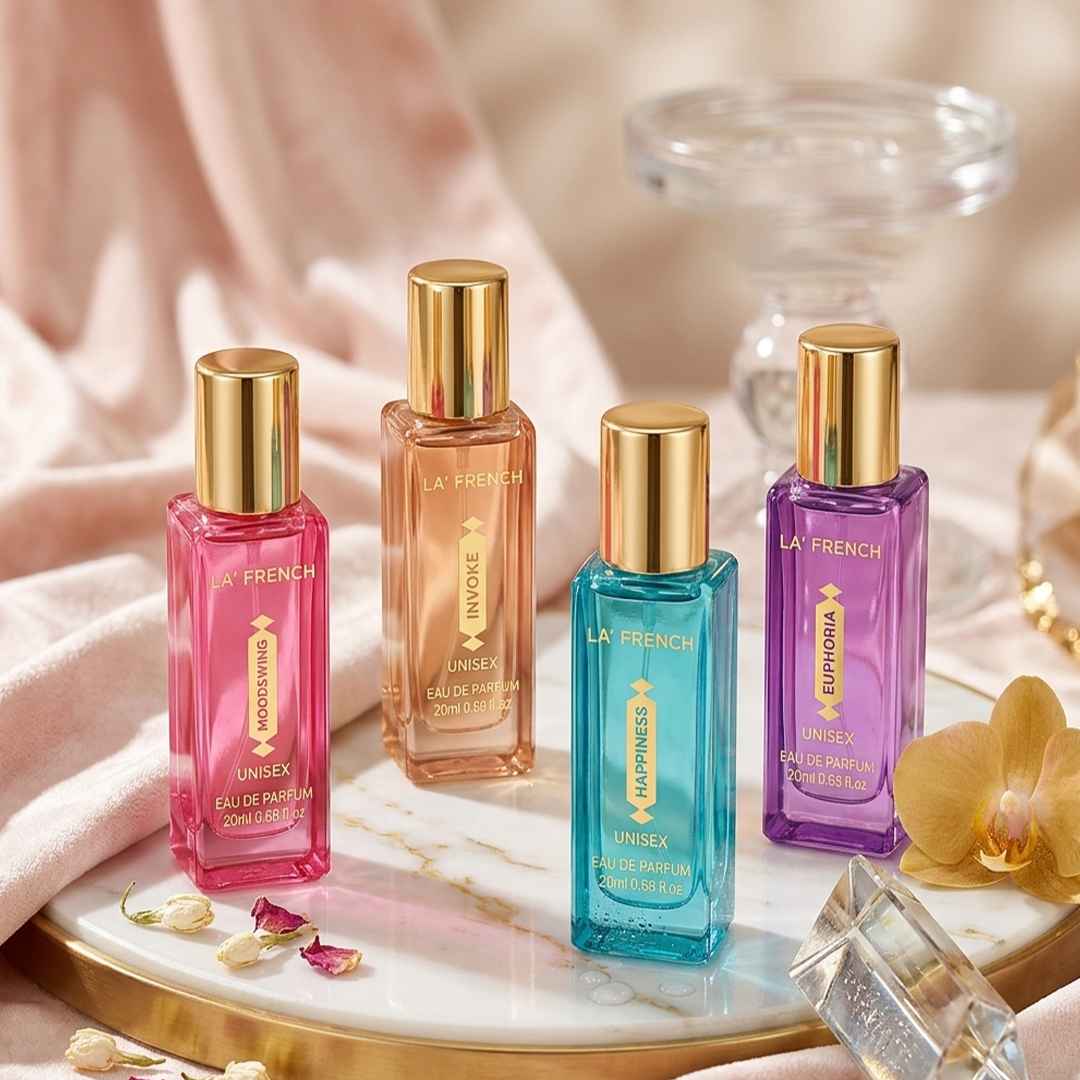 Niche Edition Unisex Luxury Perfume Gift Set 4x20ml - Euphoria | Mood Swing | Happiness | Invoke