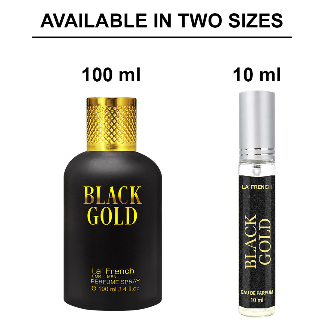 Black Gold Perfume For Men 10 ml Eau De Parfum Luxurious Scent Pack Of 1