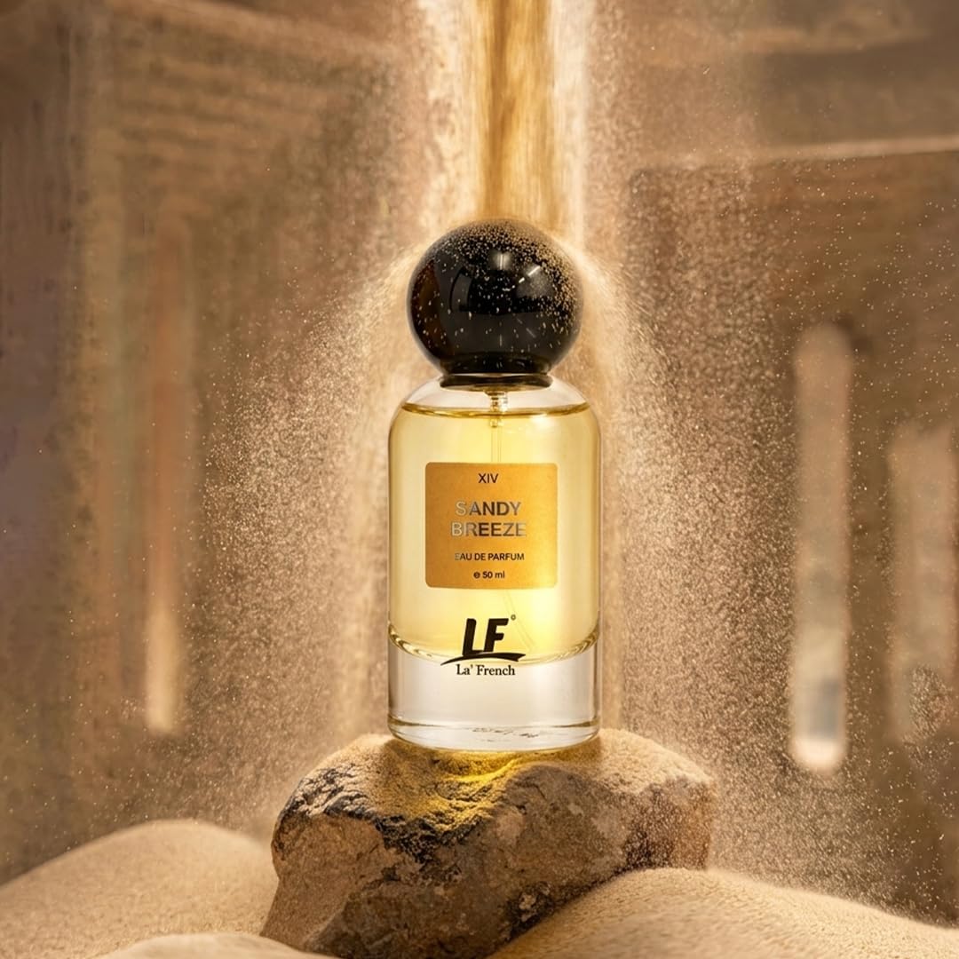 La French Sandy Breeze Unisex Perfume 50ml | Refreshing Aquatic & Fresh Fragrance | Long Lasting Eau De Parfum for Men & Women