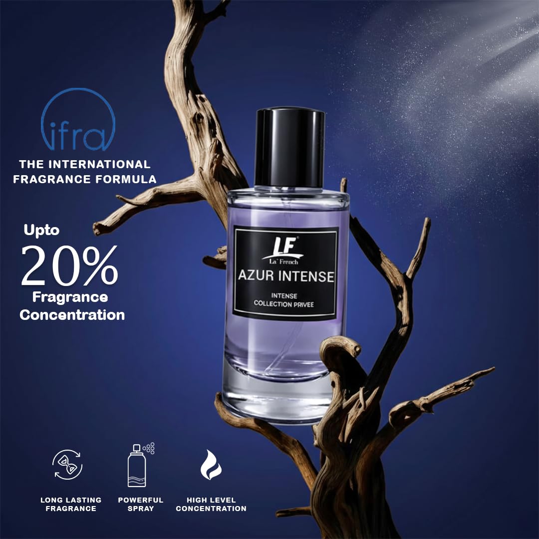 La French Azur Intense Perfume-50ml | Perfume for Men and Women | Intense Collection Privee | Long-Lasting Luxury Fragrance | Premium Unisex Perfume | Rich, Bold & Elegant Scent