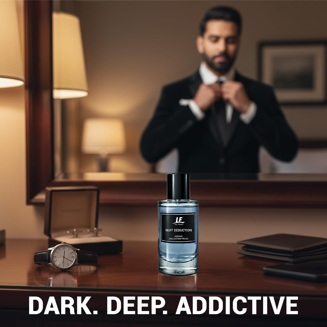 La French Nuit Seduction Intense Perfume for Men & Women 100ml | Long Lasting Luxury Fragrance | Collection Privée