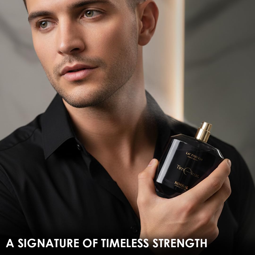La French Timeless Perfume for Men 100ml | Long Lasting Woody Aromatic Fragrance | Premium Eau De Parfum for Men | Classic & Masculine Scent