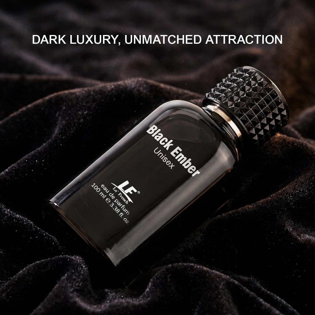 La French Black Ember Unisex Perfume 100ml | Long Lasting Premium EDP for Men & Women