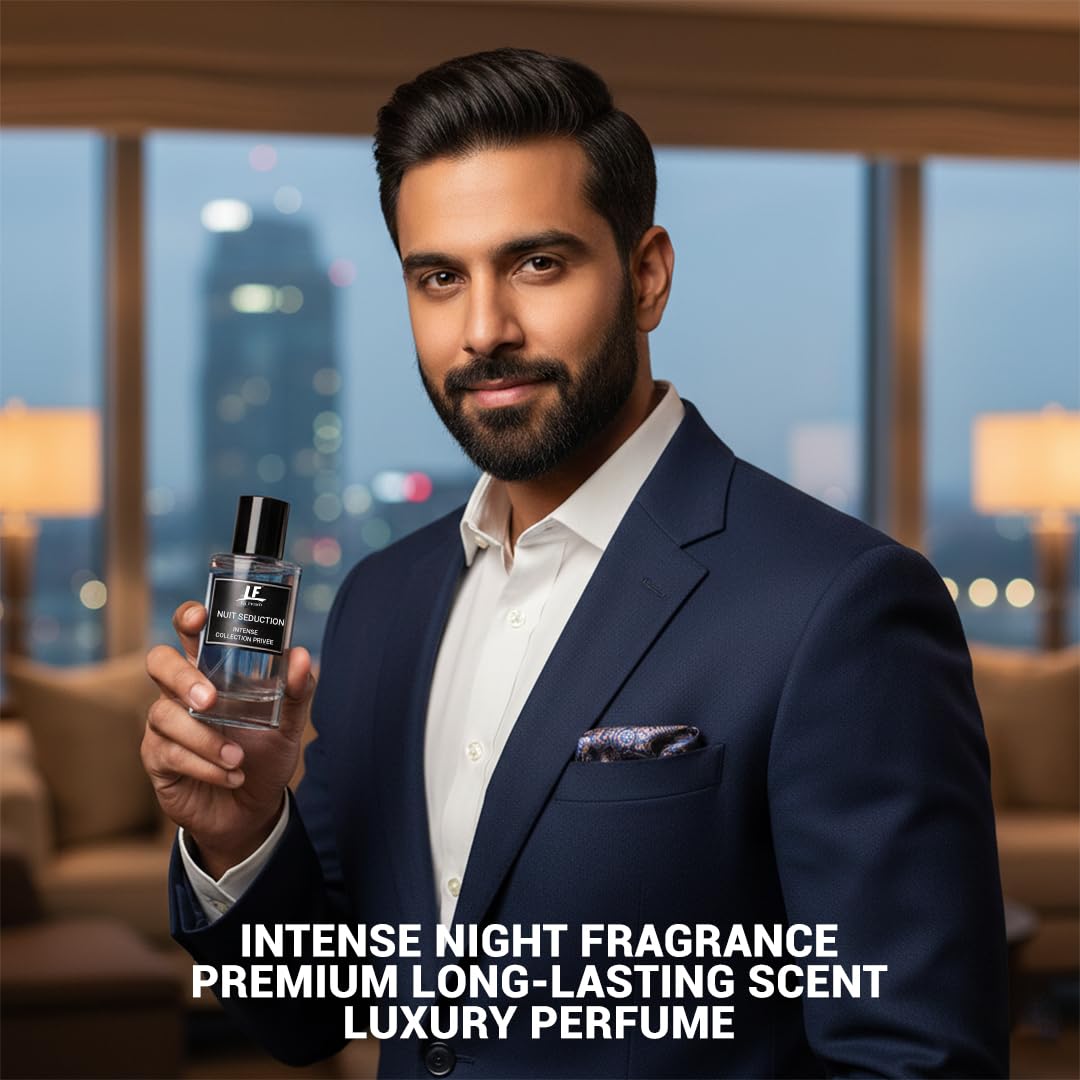 La French Nuit Seduction Intense Perfume for Men & Women 100ml | Long Lasting Luxury Fragrance | Collection Privée