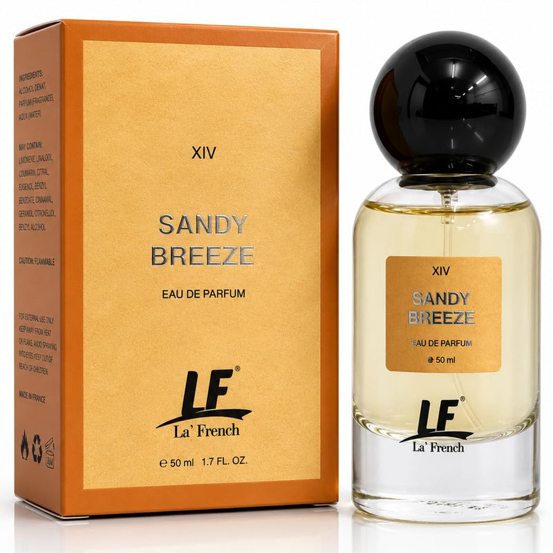 La French Sandy Breeze Unisex Perfume 50ml | Refreshing Aquatic & Fresh Fragrance | Long Lasting Eau De Parfum for Men & Women