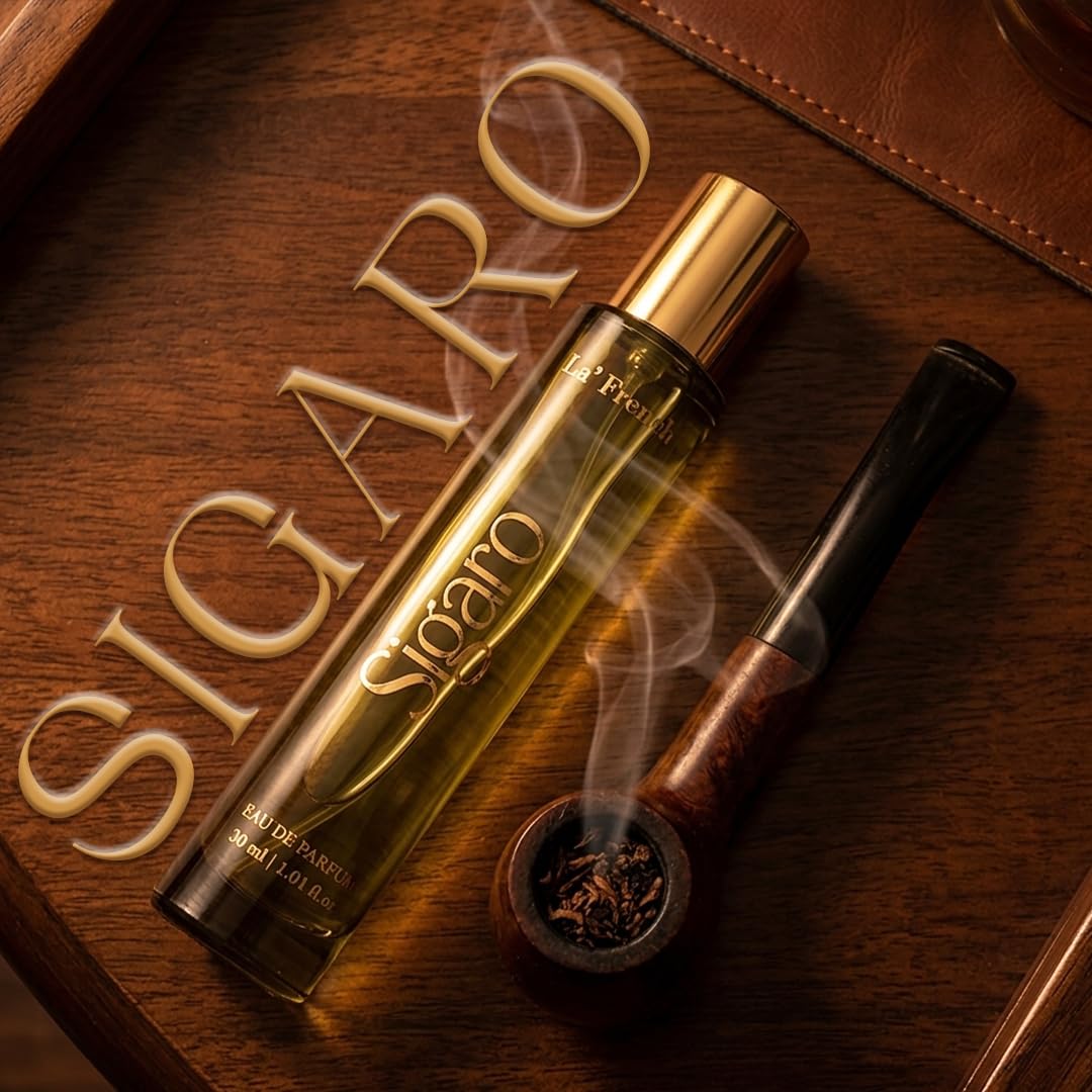 La French Sigaro Perfume 30ml | Long Lasting Tobacco Woody Spicy Fragrance for Men | Rich & Bold Signature Scent