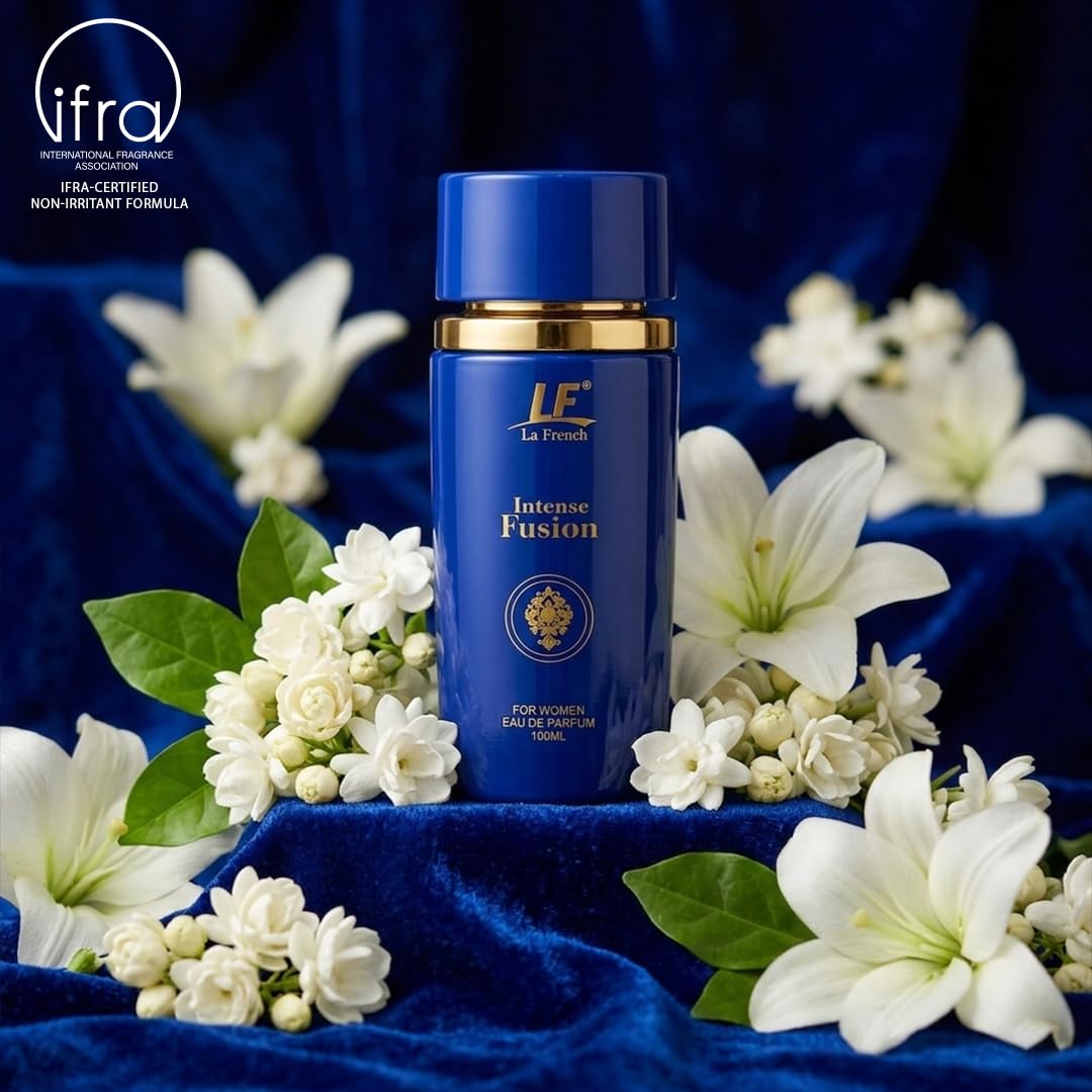 La French Intense Fusion Eau De Parfum for Women 100ml | Long Lasting Floral Woody Perfume