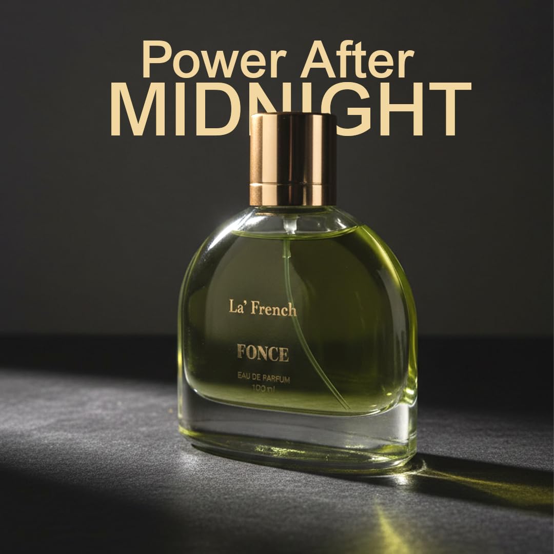 La French Fonce Unisex Perfume 100ml – Long Lasting Premium Fragrance Spray for Men & Women | Strong, Bold & Luxury Scent | Ideal for Office, Parties & Special Occasions