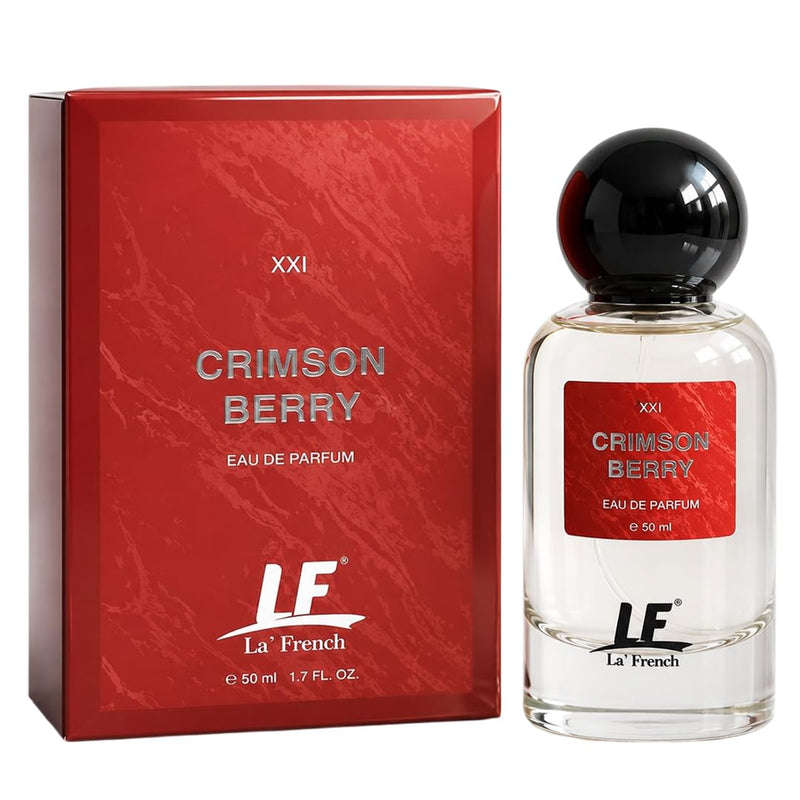 La French Crimson Berry Unisex Perfume 50ml | Long Lasting Fruity Berry Fragrance