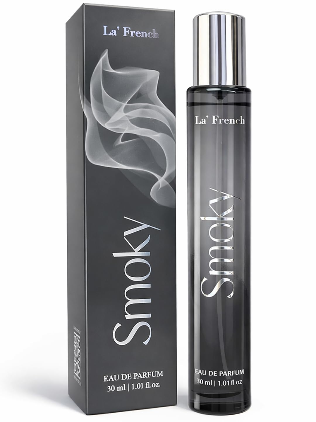 La French Smoky Perfume 30ml | Long Lasting Smoky Woody Spicy Fragrance for Men  Dark & Intense Signature Scent