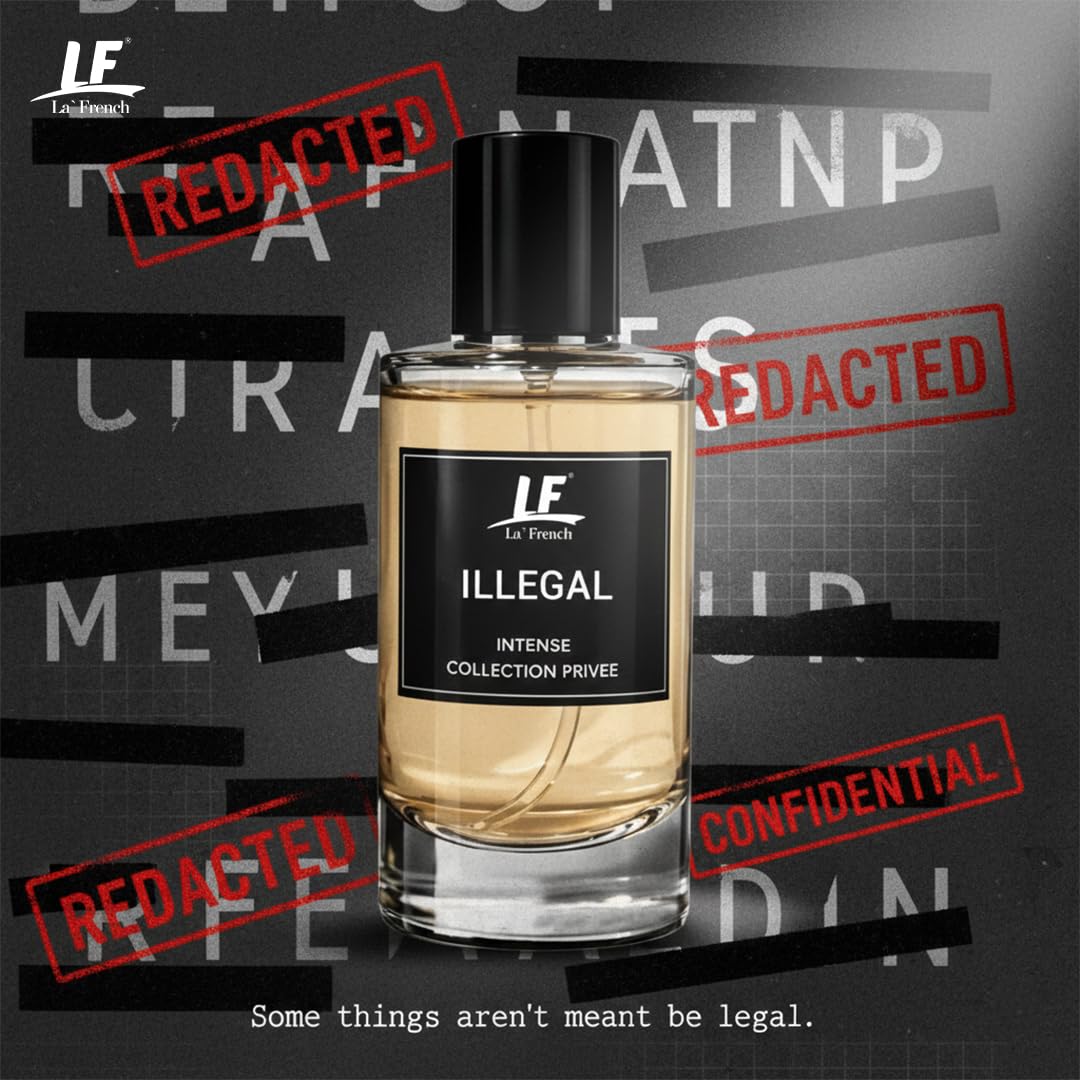 La French Illegal Intense Perfume for Men & Women 100ml – Long Lasting Luxury Fragrance | Premium Eau De Parfum