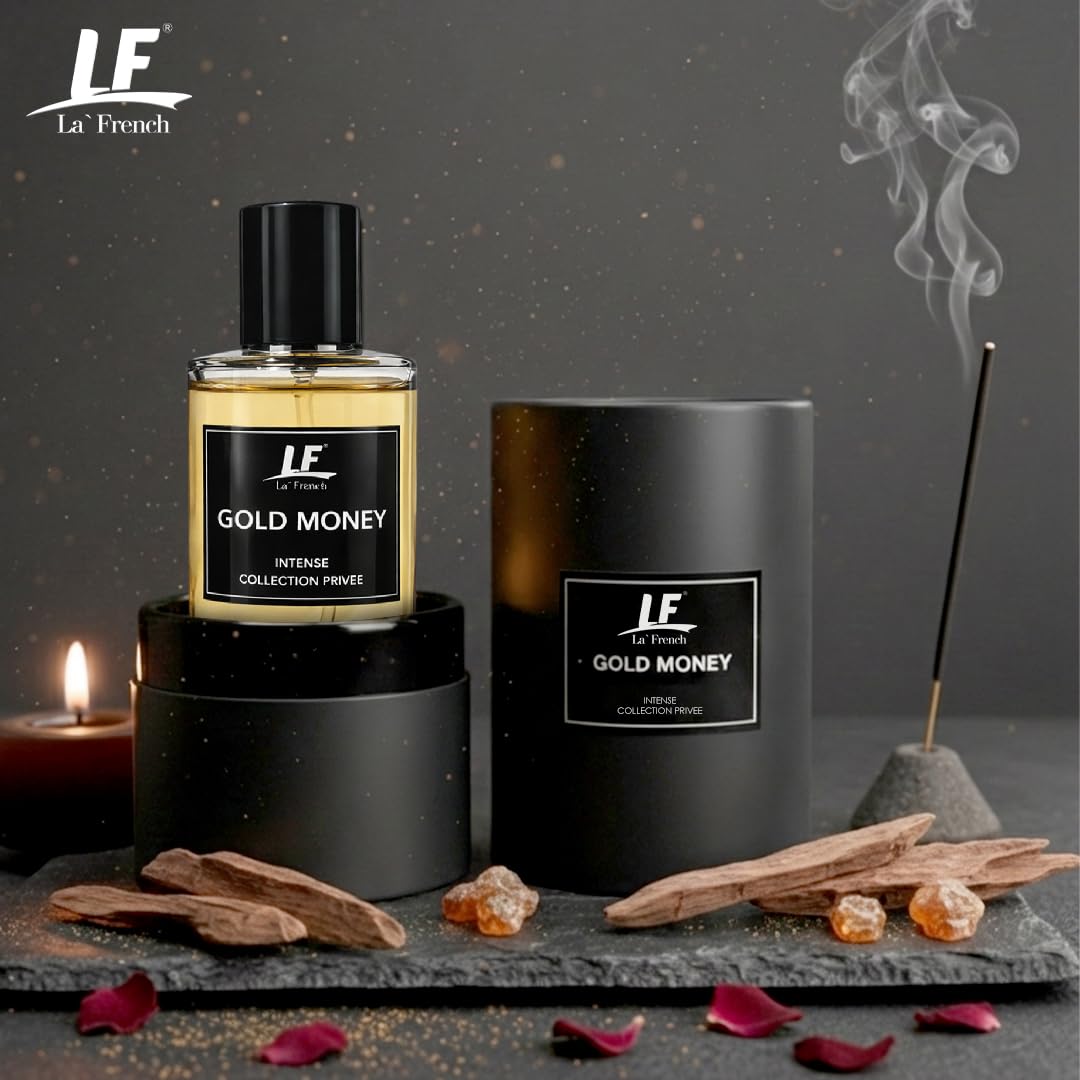 La French Gold Money Perfume– 50ml | Perfume for Men & Women | Intense Collection Privee | Long-Lasting Luxury Fragrance | Rich, Bold & Elegant Scent