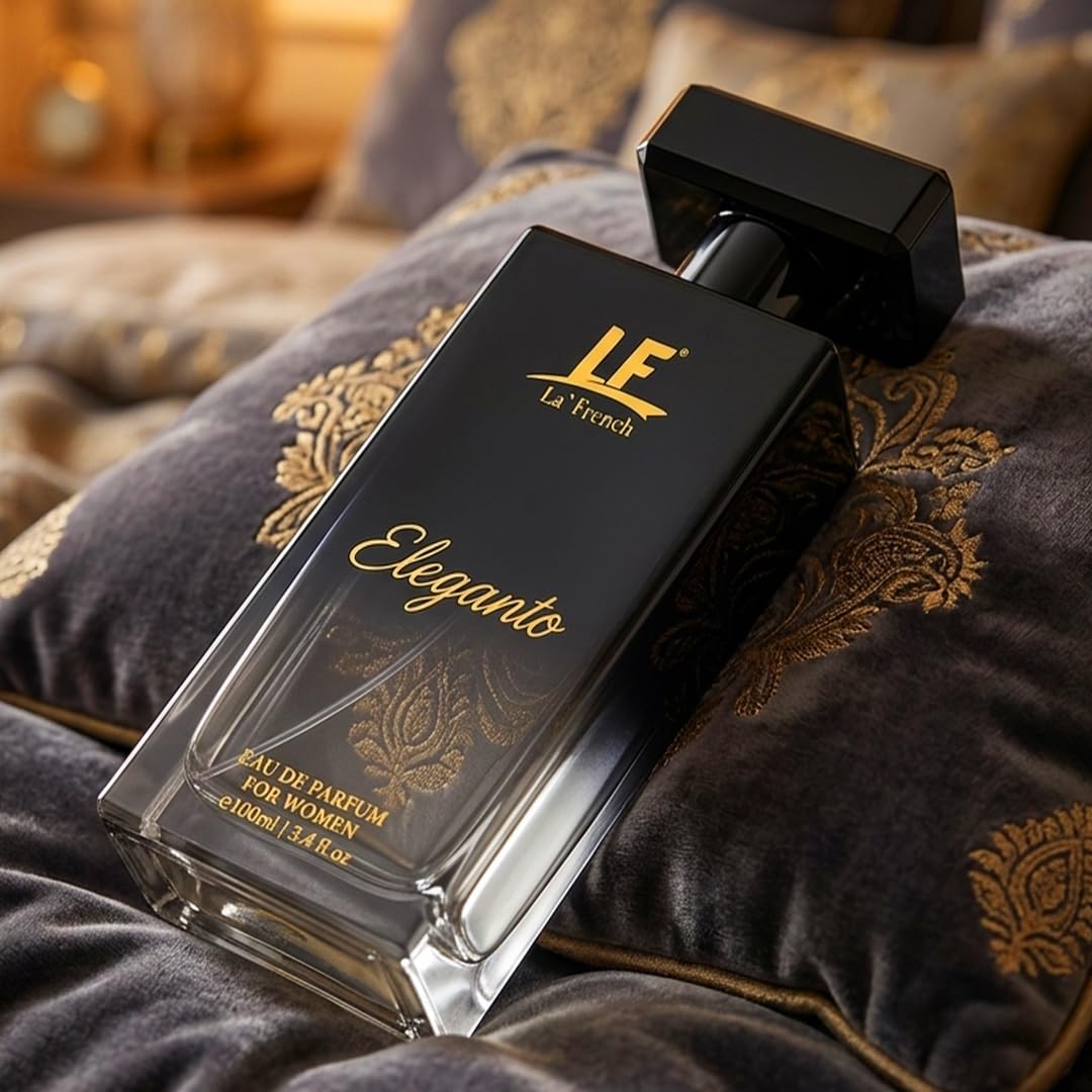 La French Eleganto Perfume for Women- 100ml | Premium Eau De Parfum | Long Lasting Fresh Floral Fragrance | Ideal for Special Occasions | Luxury Scent for Her