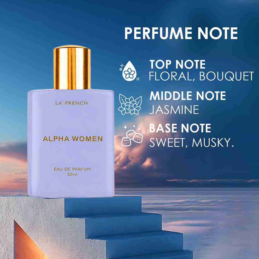 La French Alpha Women & Emotion Women Perfume Gift Set 50ml X 2 Pcs