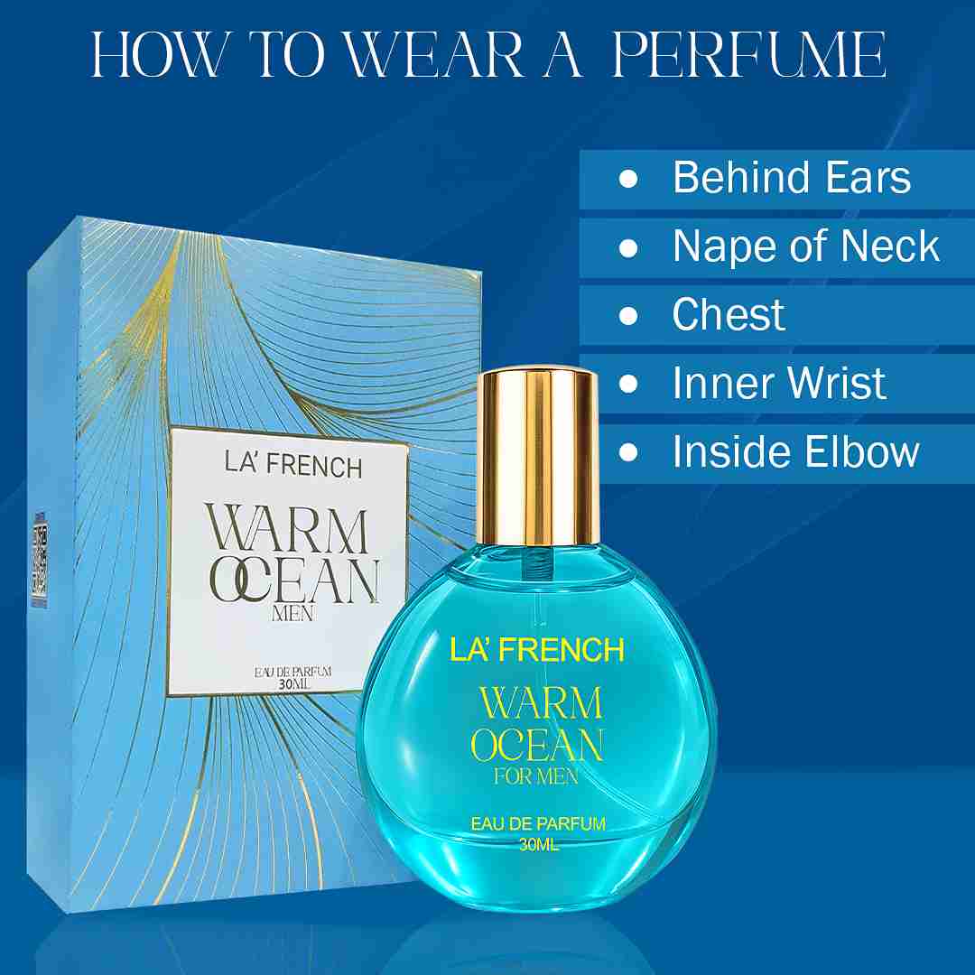 La French Warm Ocean Perfume for Men – 30ml
