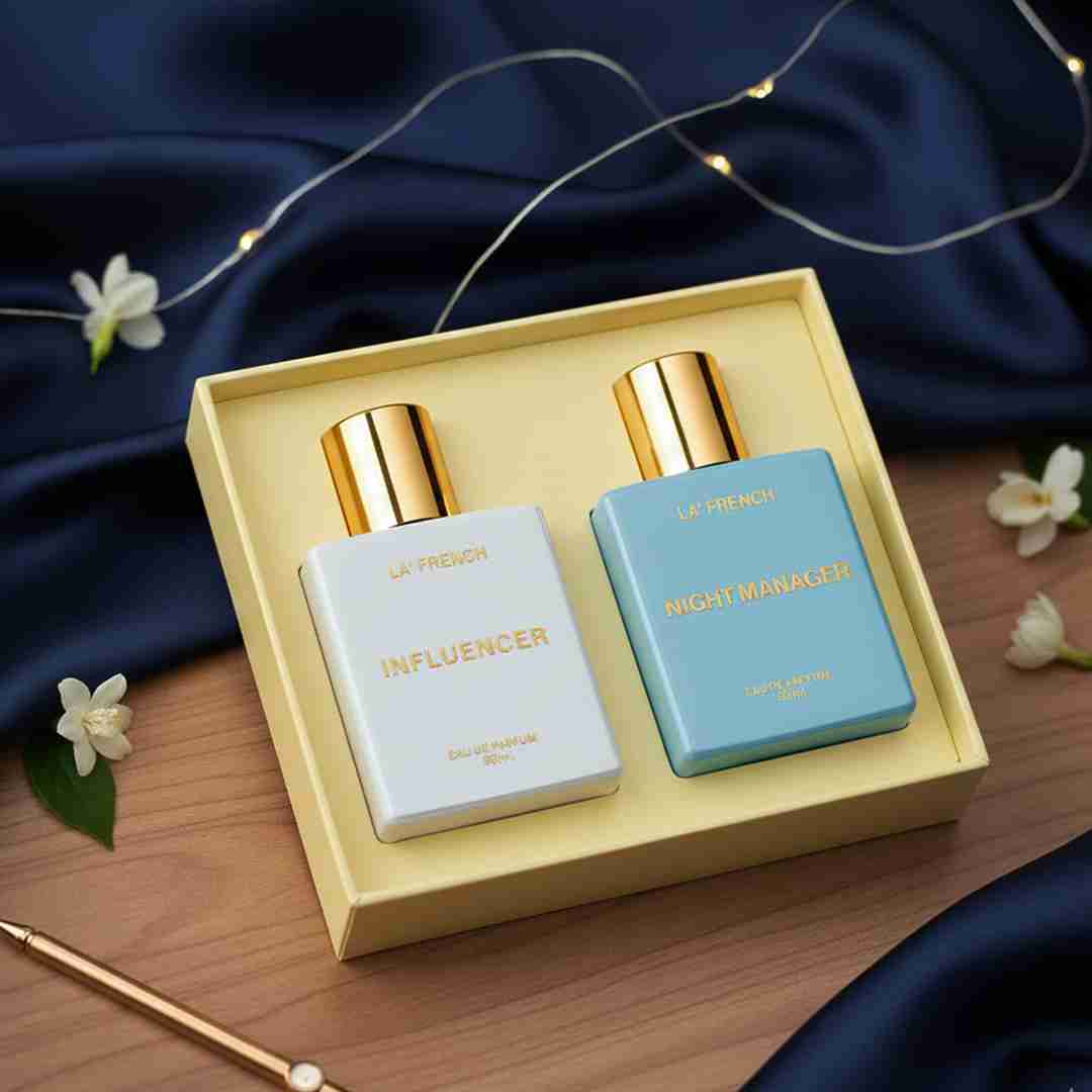 La French Influencer & Night Manager Luxury Unisex Perfume Gift Set 50ml X 2 Pcs