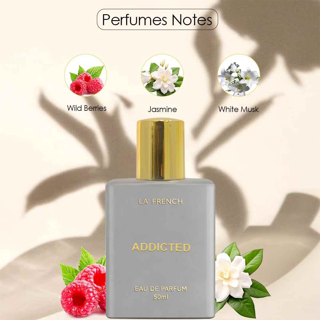 La French Final Call & Addicted Unisex Luxury Perfume Gift Set 50ml X 2 Pcs