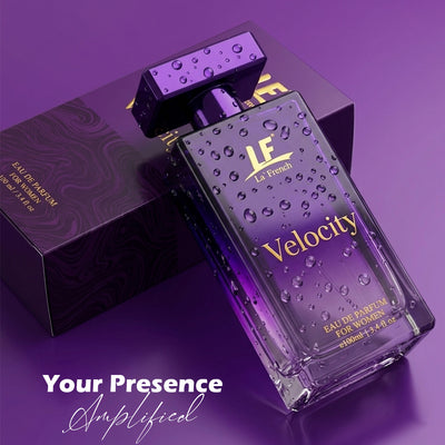 La French Velocity Perfume for Women 100ml – Long Lasting Eau De Parfum | Fresh Floral Bergamot Amber Sandalwood Fragrance - hover