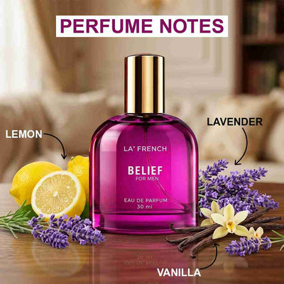 La French Belief Perfume Scent For Men - 30ml - hover