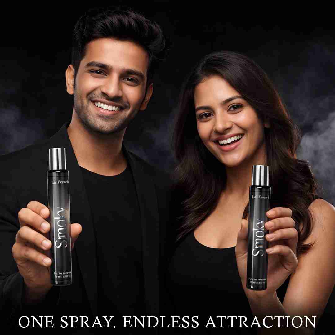 La French Smoky Perfume 30ml | Long Lasting Smoky Woody Spicy Fragrance for Men  Dark & Intense Signature Scent