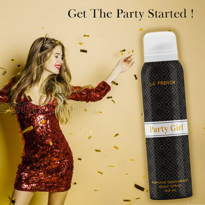 Party Girl Deodorant Body Spray for women, 150ml