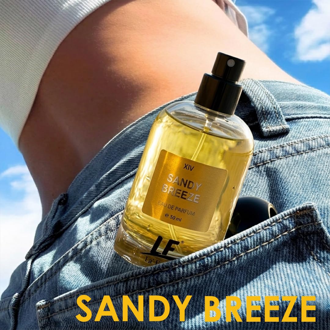 La French Sandy Breeze Unisex Perfume 50ml | Refreshing Aquatic & Fresh Fragrance | Long Lasting Eau De Parfum for Men & Women