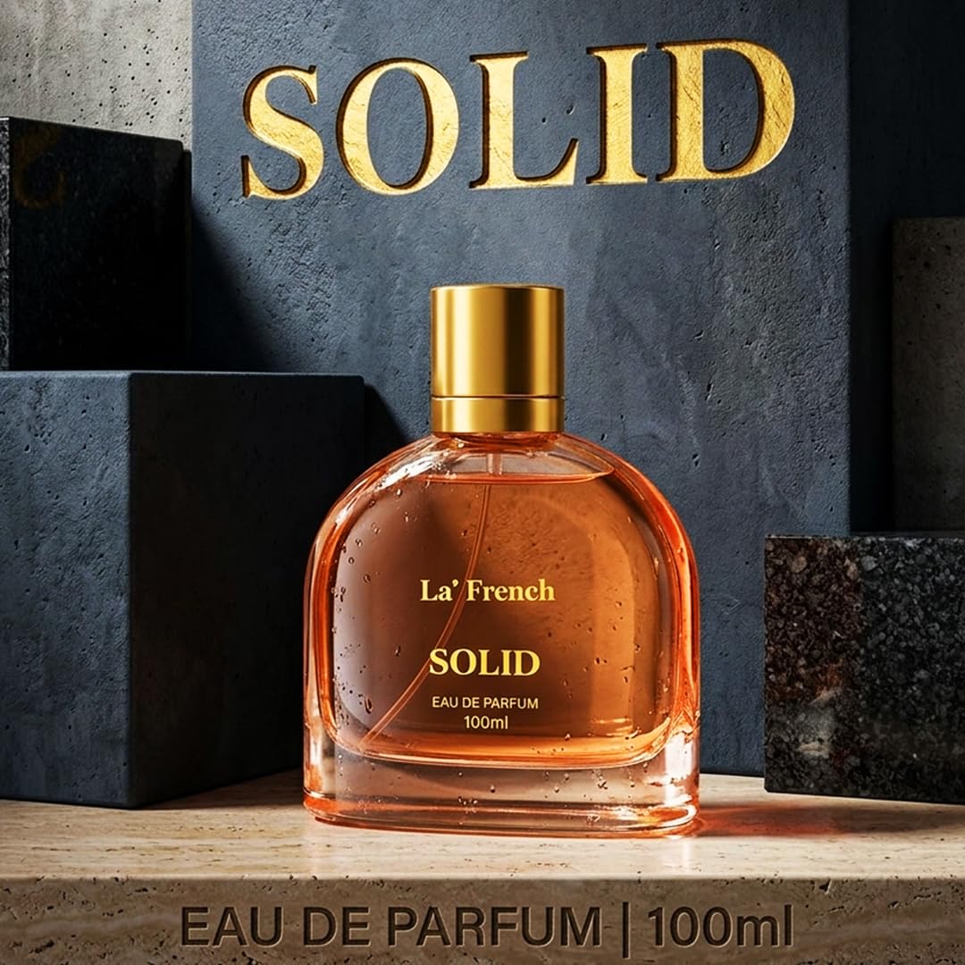 La French Solid Unisex Perfume 100ml – Long Lasting Eau De Parfum | Warm Woody Floral Luxury Fragrance for Men & Women