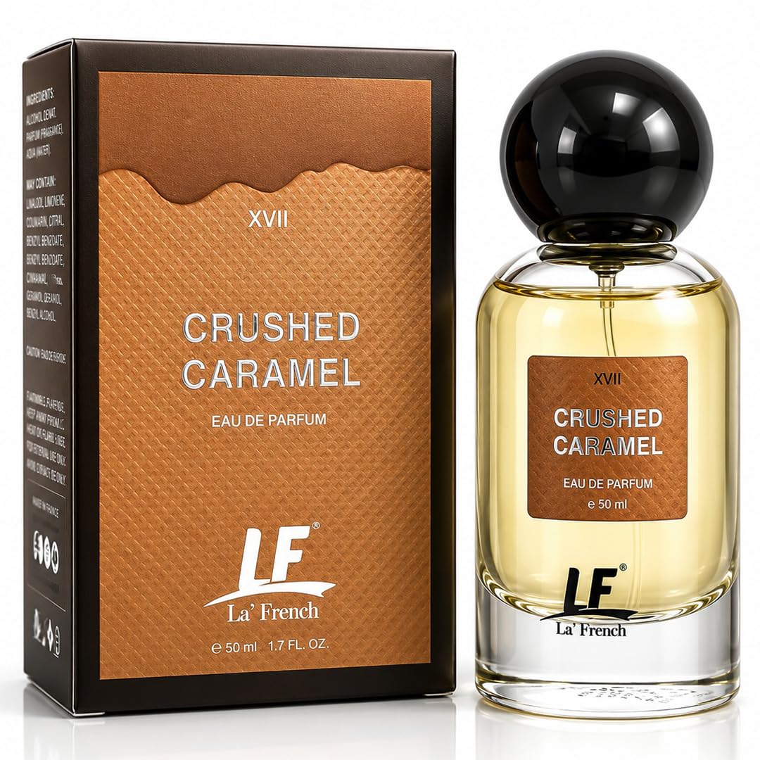 La French Crushed Caramel Unisex Perfume 50ml | Long Lasting Sweet Caramel Fragrance | Premium Eau De Parfum for Men & Women