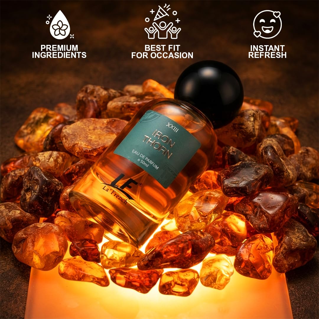 La French Iron Thorn Unisex Perfume 50ml | Long-Lasting Eau De Parfum
