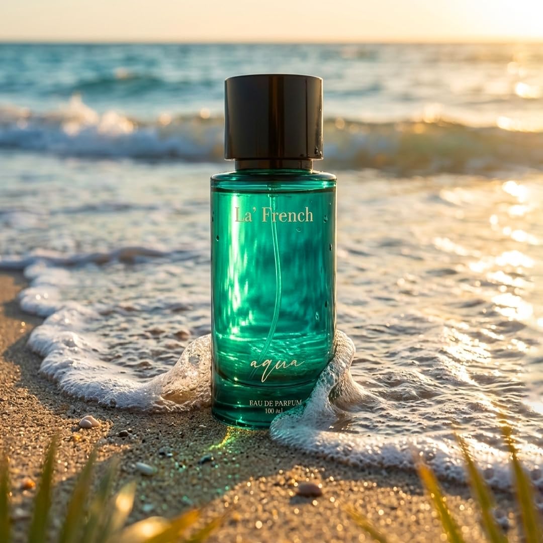 La French Aqua Perfume for Men & Women 100ml | Long Lasting Fresh Aquatic Fragrance | Premium Unisex Eau De Parfum | Clean & Refreshing Daily Wear Scent