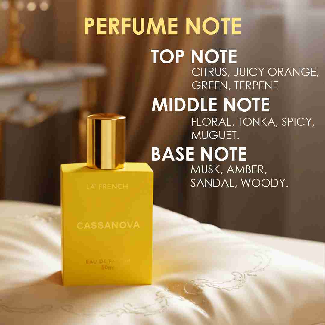 La French Brat & Cassanova Premium Unisex Perfume Gift Set Combo 50ml