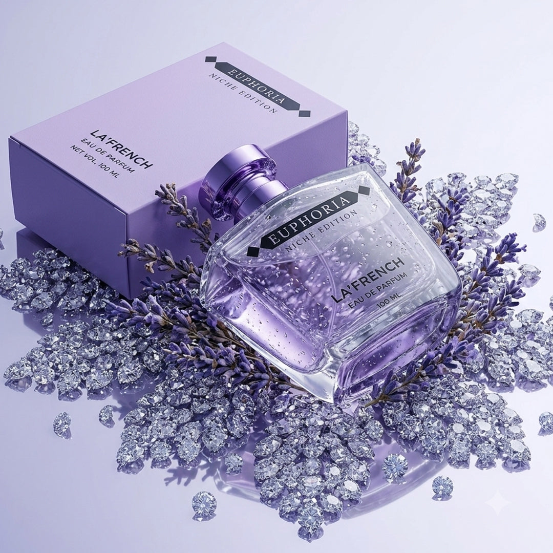 La French Euphoria Perfume for Men & Women 100ml | Long Lasting Sweet Floral Fruity Fragrance | Premium Unisex Eau De Parfum | Energetic & Addictive Scent