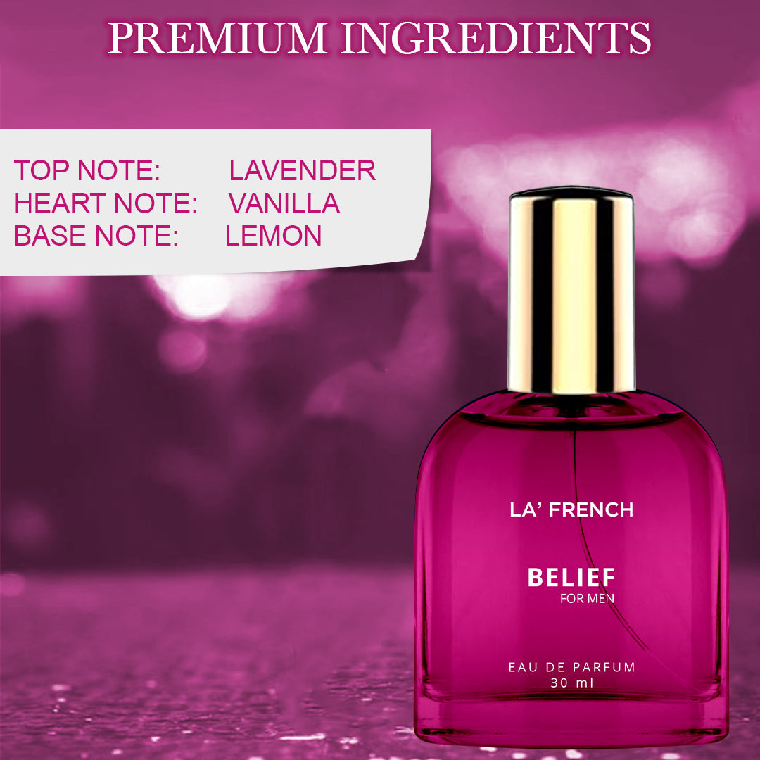 La' French Belief Perfume Scent For Men 30ml