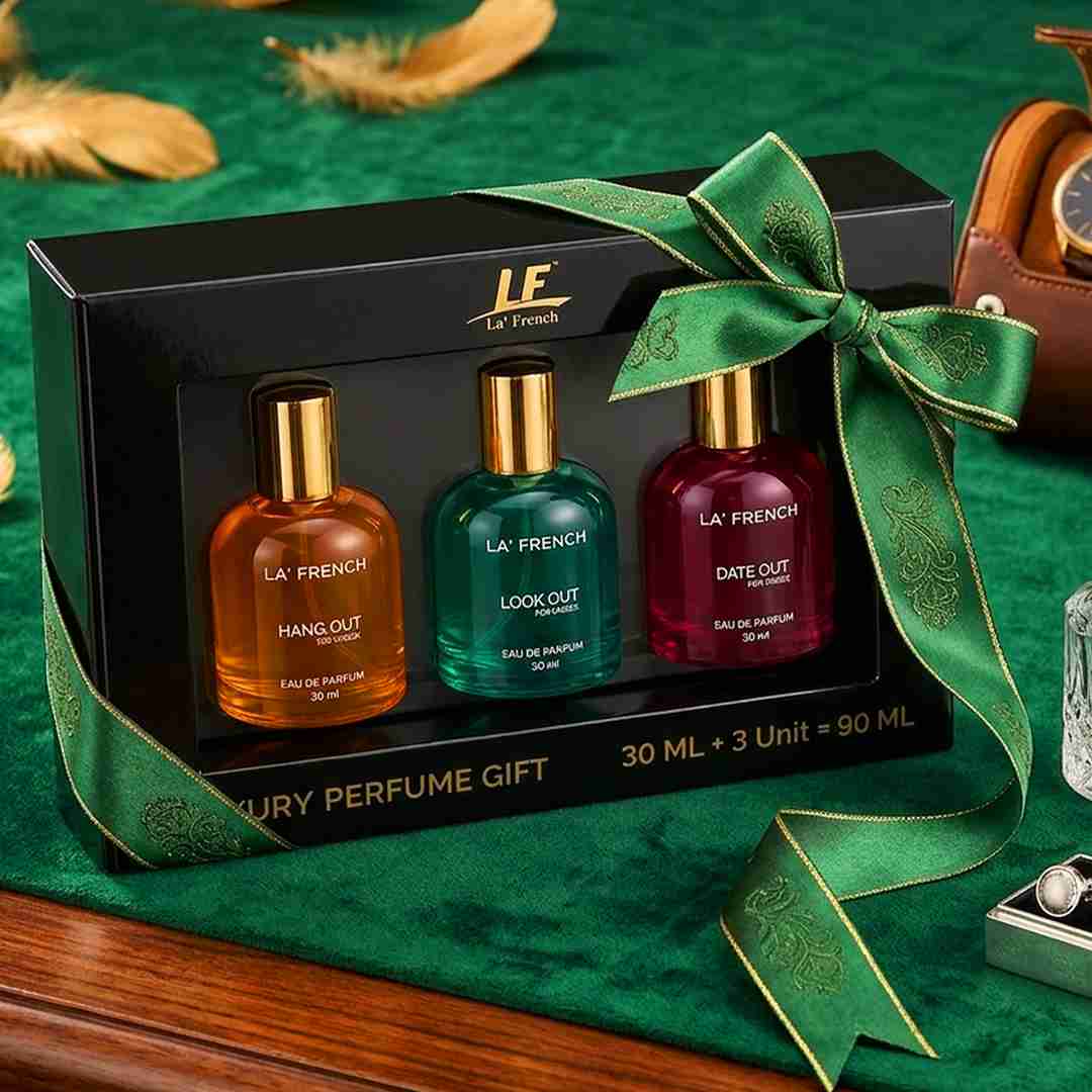La French Perfume Gift Set for Men & Women 3x30ml - Hang Out | Look Out | Date Out