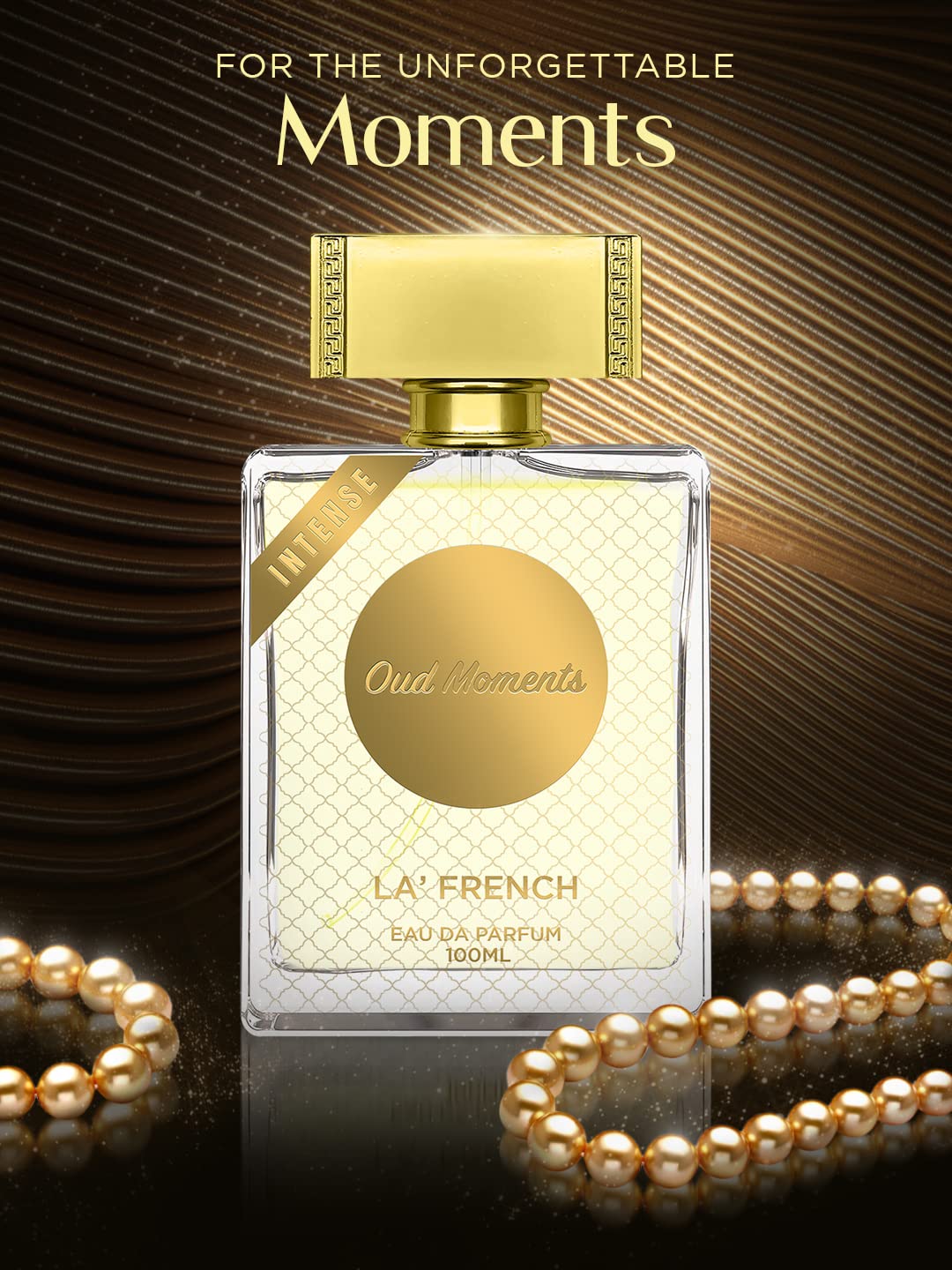 Oud Moment Luxury Perfume for Men & Women | 100ml Long Lasting Oud Fragrance | Warm, Woody & Sophisticated Scent