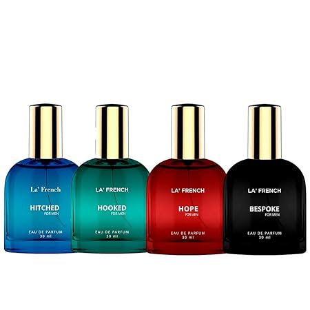 La French Perfume for Men 30 ml X 4 i.e 120ml | Hitched + Hooked + Hope + Bespoke