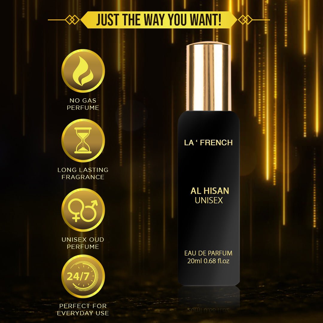 Al Hisan Perfume for Men And Women - 20ml - La French