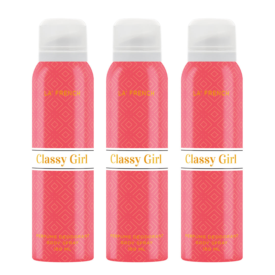 Classy Girl Combo Deodorant for Women - 150ml (Pack of 3)