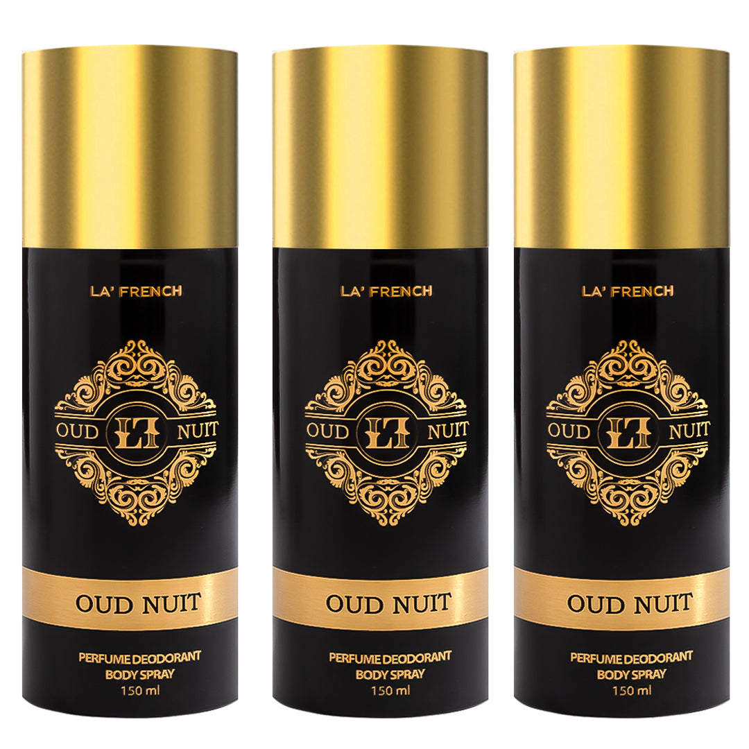 Oud Nuit Combo Deodorant - 150 ml (Pack Of 3)