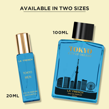 La' French City of Dream Luxury Perfume Gift For Men Set 4x20 ML